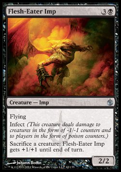 Flesh-Eater Imp - Mirrodin Besieged (Uncommon) [MBS-42]