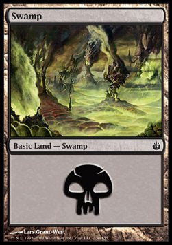 Swamp (V.1) - Mirrodin Besieged (Land) [MBS-150]