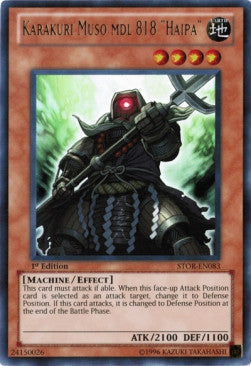 Karakuri Muso mdl 818 "Haipa" (V.1 - Ultra Rare) - Storm of Ragnarok (Ultra Rare) [STOR-083]