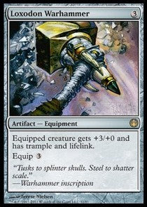 Loxodon Warhammer - Duel Decks: Knights vs. Dragons (Rare) [DDG-31]