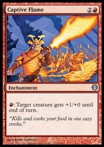 Captive Flame - Duel Decks: Knights vs. Dragons (Uncommon) [DDG-68]
