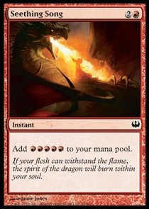 Seething Song - Duel Decks: Knights vs. Dragons (Common) [DDG-70]