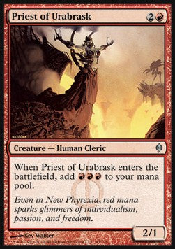 Priest of Urabrask - New Phyrexia (Uncommon) [NPH-90]