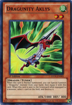 Dragunity Aklys - Structure Deck: Dragunity Legion (Super Rare) [SDDL-003]
