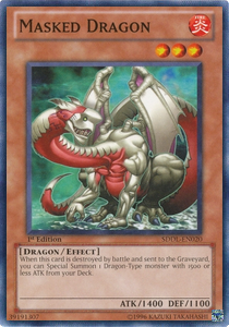 Masked Dragon - Structure Deck: Dragunity Legion (Common) [SDDL-020]