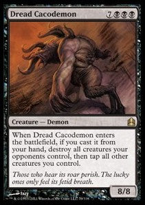 Dread Cacodemon - Commander (Rare) [CMD-79]