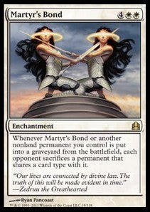 Martyr's Bond - Commander (Rare) [CMD-19]