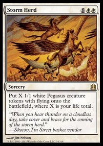 Storm Herd - Commander (Rare) [CMD-34]