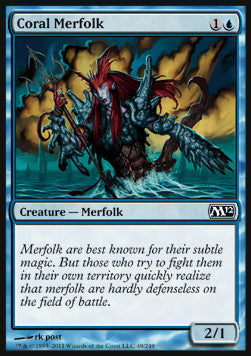 Coral Merfolk - Magic 2012 (Common) [M12-49]