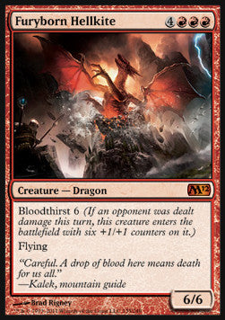 Furyborn Hellkite - Magic 2012 (Mythic) [M12-135]