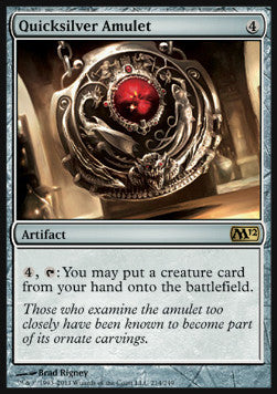 Quicksilver Amulet - Magic 2012 (Rare) [M12-214]
