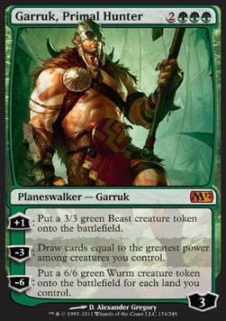 Garruk, Primal Hunter - Magic 2012 (Mythic) [M12-174]