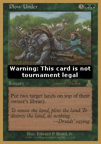 Plow Under