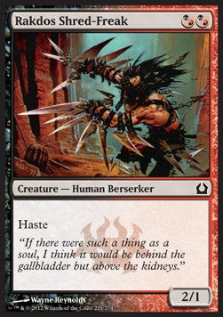 Rakdos Shred-Freak - Return to Ravnica (Common) [RTR-221]