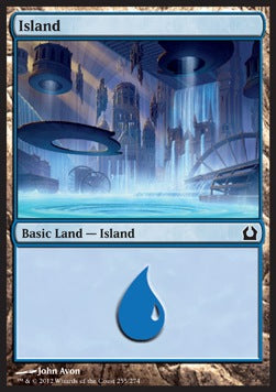 Island (V.1) - Return to Ravnica (Land) [RTR-255]