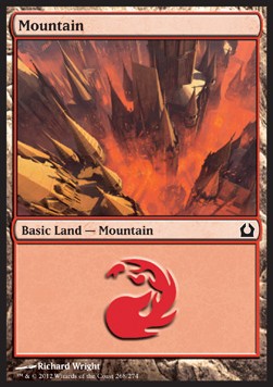 Mountain (V.4) - Return to Ravnica (Land) [RTR-268]