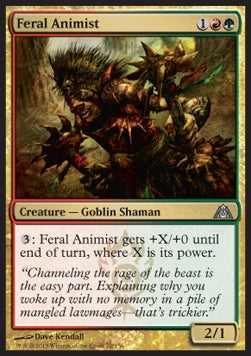 Feral Animist - Dragon's Maze (Uncommon) [DGM-70]