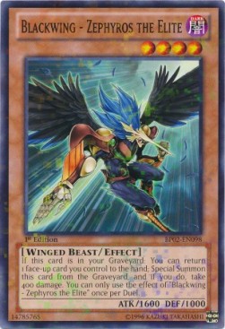 Blackwing - Zephyros the Elite (V.2 - Mosaic Rare) - Battle Pack 2: War of the Giants (Mosaic Rare) [BP02-098]