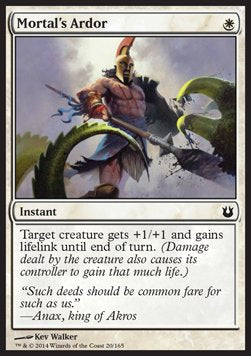 Mortal's Ardor - Born of the Gods (Common) [BNG-20]