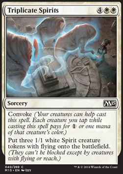 Triplicate Spirits - Magic 2015 (Common) [M15-40]