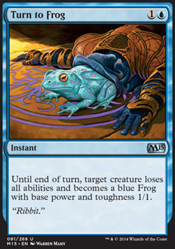 Turn to Frog - Magic 2015 (Uncommon) [M15-81]