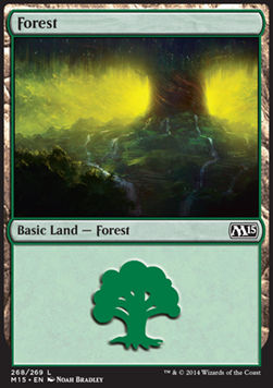 Forest (V.3) - Magic 2015 (Land) [M15-268]