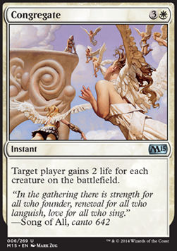 Congregate - Magic 2015 (Uncommon) [M15-6]