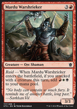 Mardu Warshrieker - Khans of Tarkir (Common) [KTK-117]