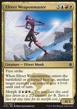 Efreet Weaponmaster - Khans of Tarkir (Common) [KTK-175]