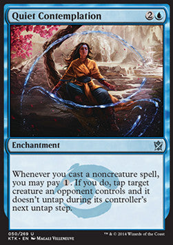Quiet Contemplation - Khans of Tarkir (Uncommon) [KTK-50]