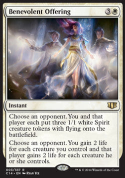 Benevolent Offering - Commander 2014 (Rare) [C14-3]
