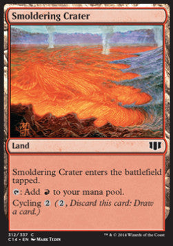 Smoldering Crater - Commander 2014 (Common) [C14-312]