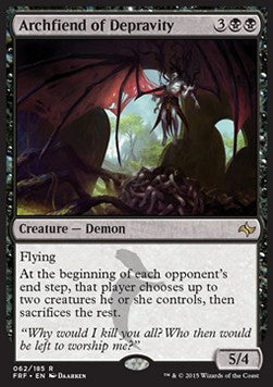Archfiend of Depravity - Fate Reforged (Rare) [FRF-62]