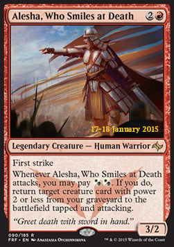 Alesha, Who Smiles at Death - Fate Reforged: Promos (Rare) [PFRF-90]