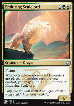 Enduring Scalelord - Dragons of Tarkir (Uncommon) [DTK-222]