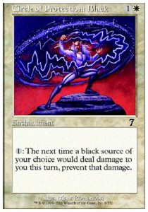 Circle of Protection: Black - Seventh Edition (Common) [7ED-6]