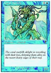 Coral Merfolk - Seventh Edition (Common) [7ED-66]