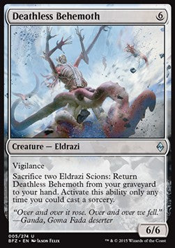 Deathless Behemoth - Battle for Zendikar (Uncommon) [BFZ-5]