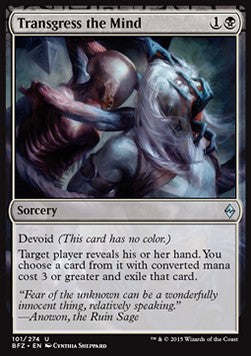 Transgress the Mind - Battle for Zendikar (Uncommon) [BFZ-101]