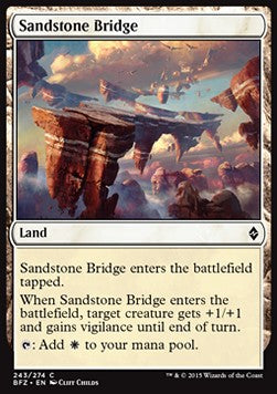 Sandstone Bridge - Battle for Zendikar (Common) [BFZ-243]