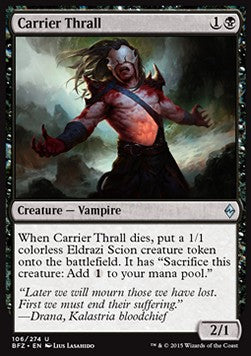 Carrier Thrall - Battle for Zendikar (Uncommon) [BFZ-106]