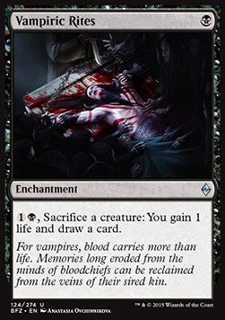 Vampiric Rites - Battle for Zendikar (Uncommon) [BFZ-124]