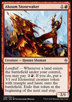 Akoum Stonewaker - Battle for Zendikar (Uncommon) [BFZ-140]