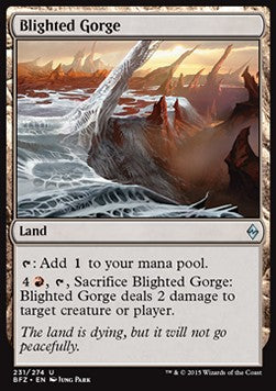 Blighted Gorge - Battle for Zendikar (Uncommon) [BFZ-231]