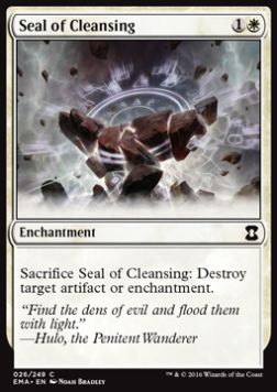 Seal of Cleansing - Eternal Masters (Common) [EMA-26]
