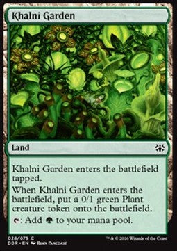Khalni Garden - Duel Decks: Nissa vs. Ob Nixilis (Common) [DDR-28]