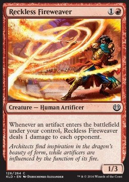 Reckless Fireweaver - Kaladesh (Common) [KLD-126]