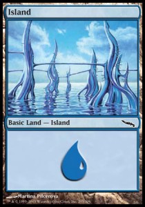 Island (V.3) - Mirrodin (Land) [MRD-293]