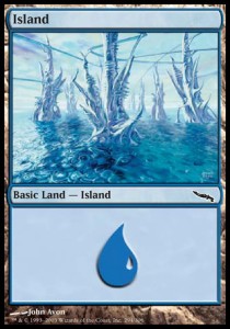Island (V.4) - Mirrodin (Land) [MRD-294]