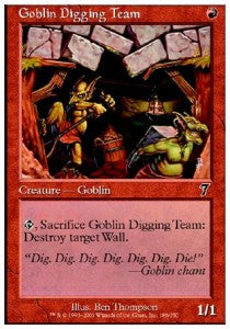 Goblin Digging Team - Seventh Edition (Common) [7ED-186]